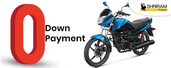 two wheeler loan down payment finance